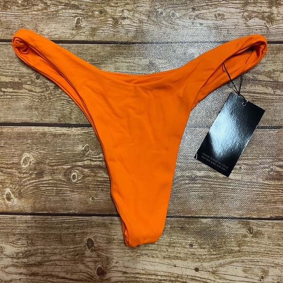 NWT Seven Swim Perfect Peach Bikini Bottoms in Orange - Picture 5 of 7